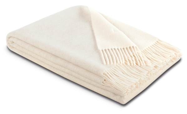 Biederlack Kaschmirplaid Uni 150 x 200 cm - Mehrere Farben